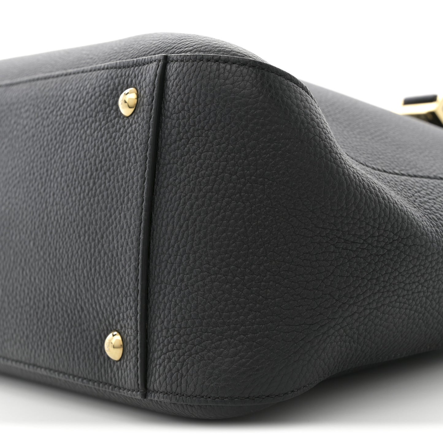Cuoio Romano Selleria Medium FF Tote Black