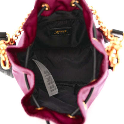 Versace Nylon Medusa Bucket Bag Dahlia Black 5 of 10