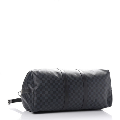Louis Vuitton Damier Cobalt Keepall Bandouliere 55 5 of 9