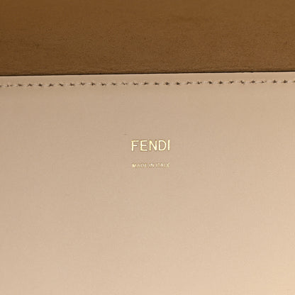 Fendi Vitello King Plexiglass Medium Fendi Sunshine Shopper Tote White Ice 6 of 12
