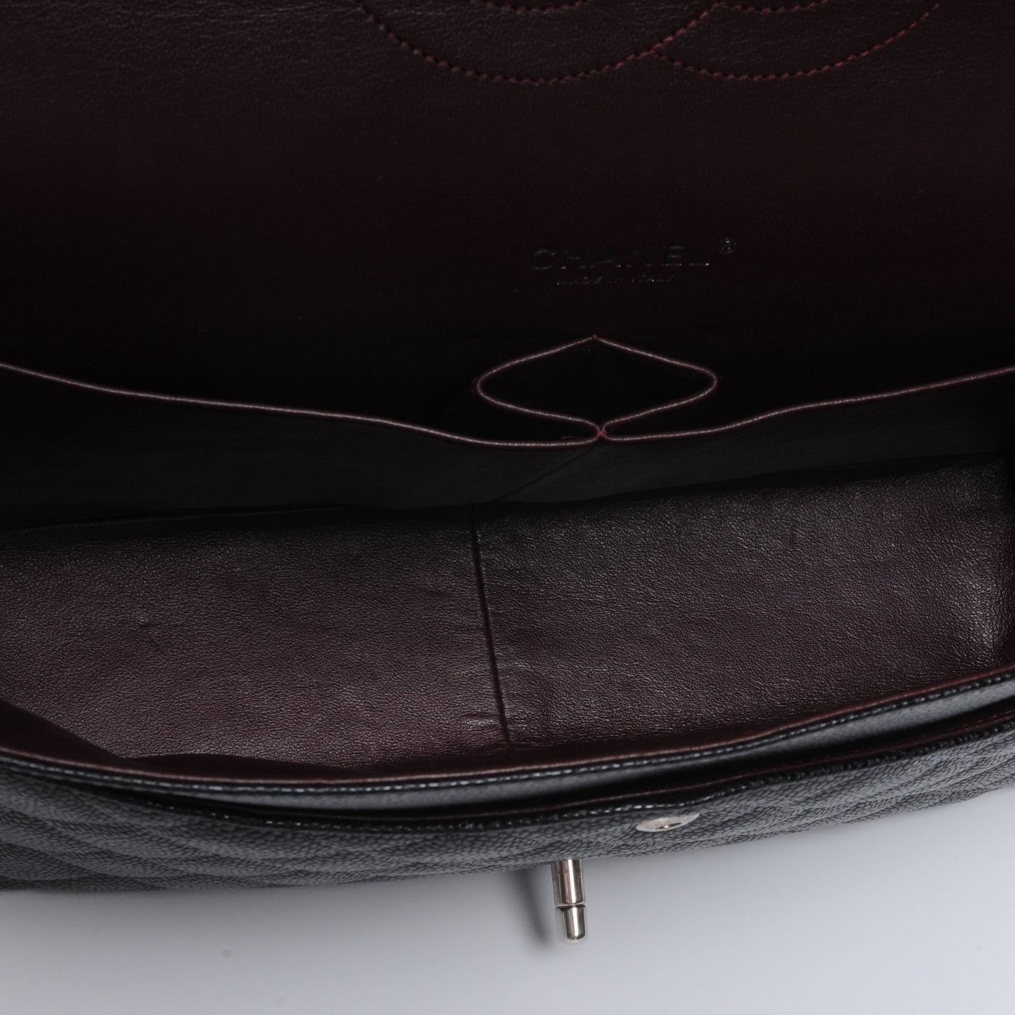 Caviar Maxi Single Flap Black
