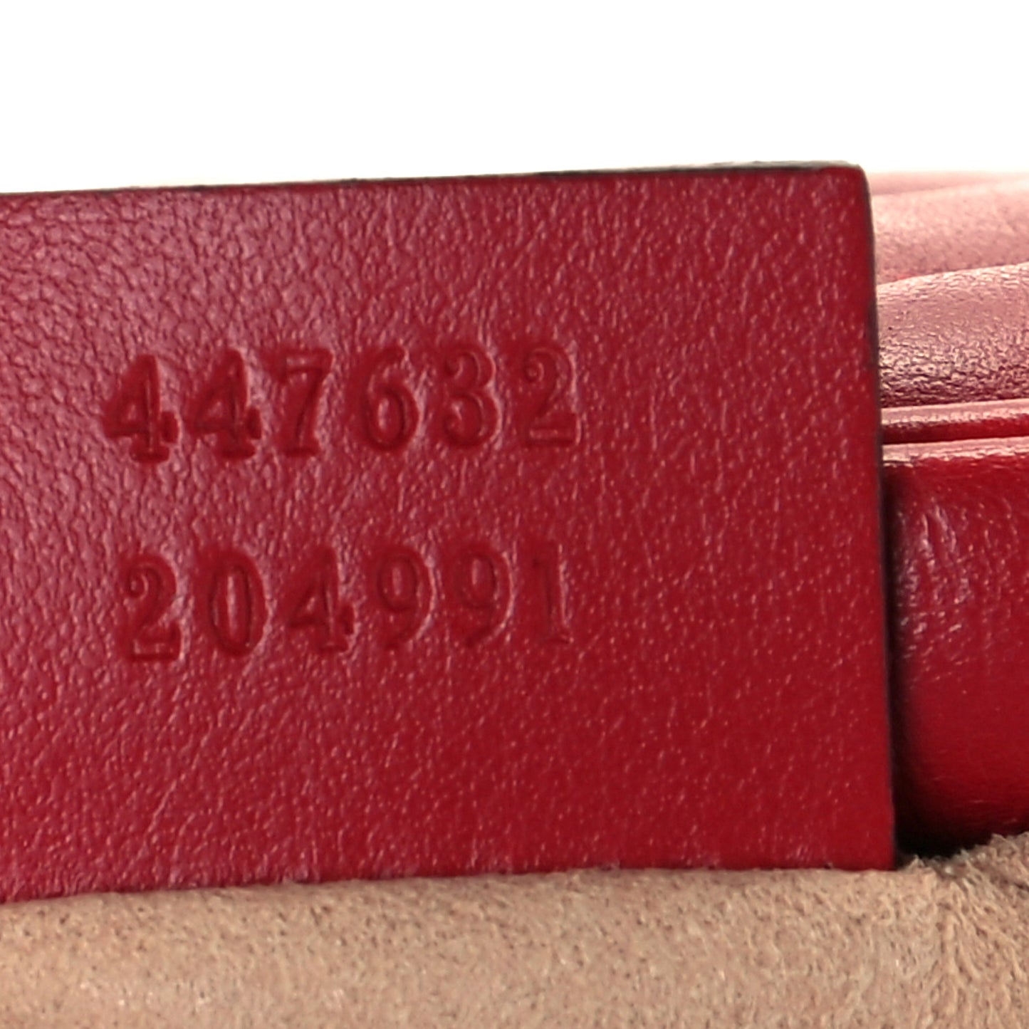 Calfskin Matelasse Small GG Marmont Chain Shoulder Bag Hibiscus Red