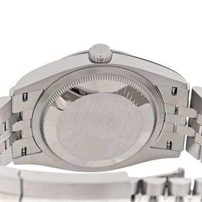 Rolex Stainless Steel 36mm Oyster Perpetual Wimbledon Datejust Watch Slate 126200 4 of 5