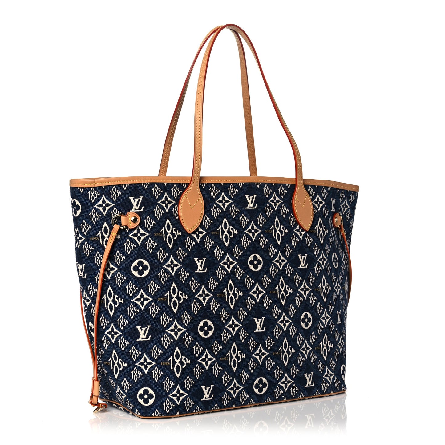 Jacquard Since 1854 Neverfull MM Blue