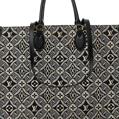 Louis Vuitton Jacquard Since 1854 Onthego GM Grey 7 of 15