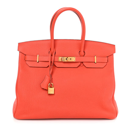 Hermes Togo Birkin 35 Capucine 1 of 15
