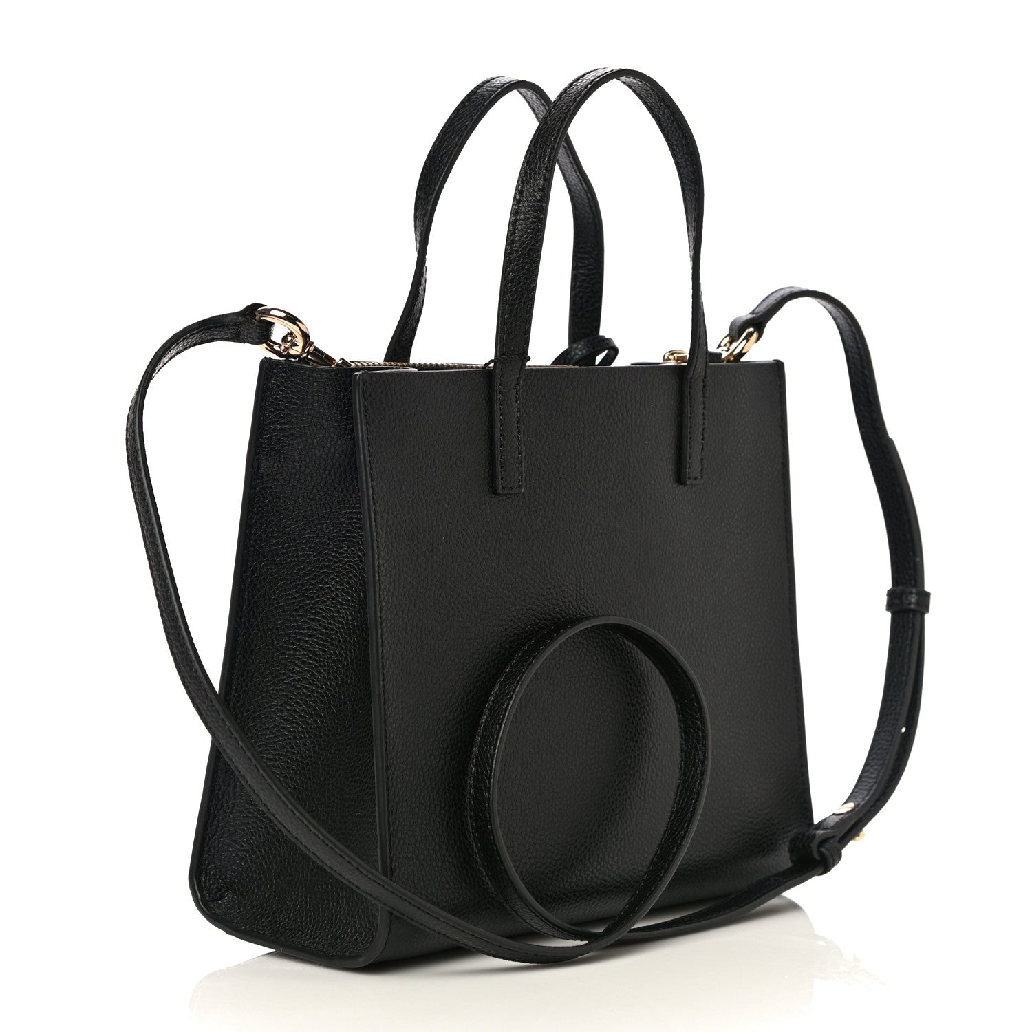 Marc Jacobs Calfskin Mini Grid Tote Bag Black 2 of 8