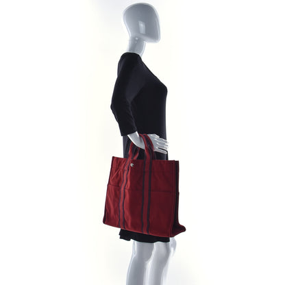 Hermes Canvas Fourre Tout MM Red 2 of 10