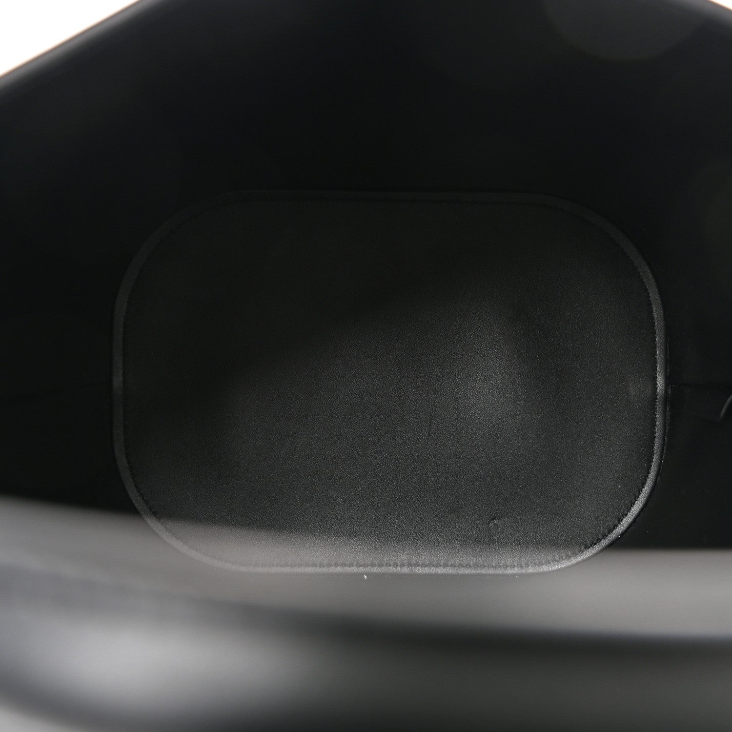 Celine Smooth Calfskin Triomphe Medium Louise Bag Black 6 of 10