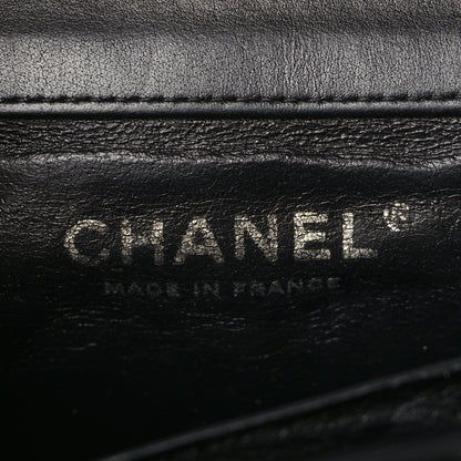 Chanel Patent Calfskin Quilted Extra Mini Rectangular Flap Black 6 of 9