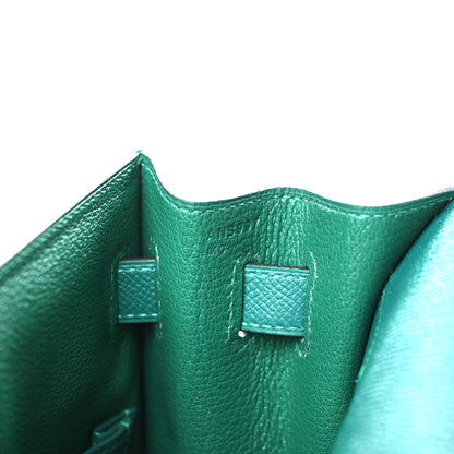 Hermes Epsom Kelly Sellier 32 Malachite 6 of 9