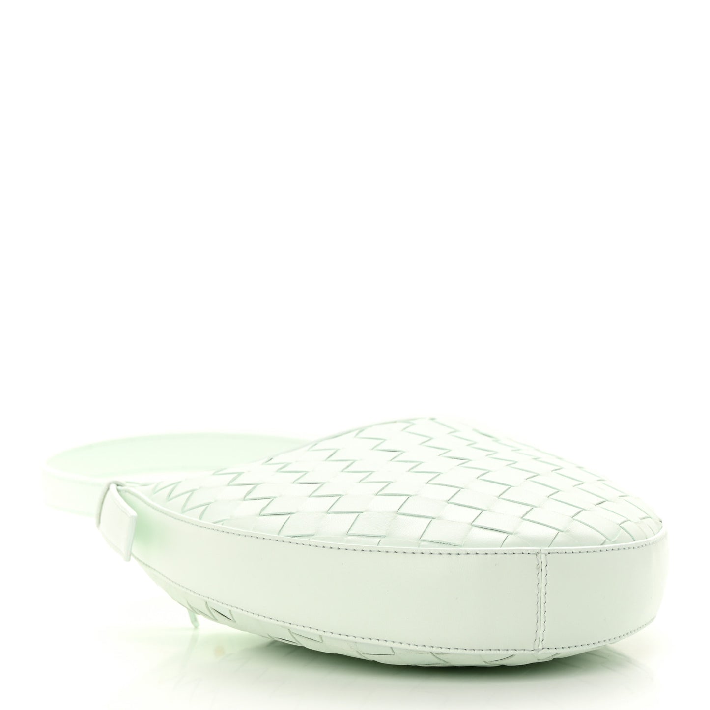 Nappa Intrecciato Small Drop Shoulder Bag Glacier