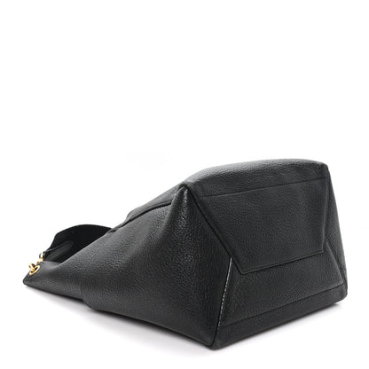 Celine Soft Grained Calfskin Sangle Bucket Bag Black 4 of 10