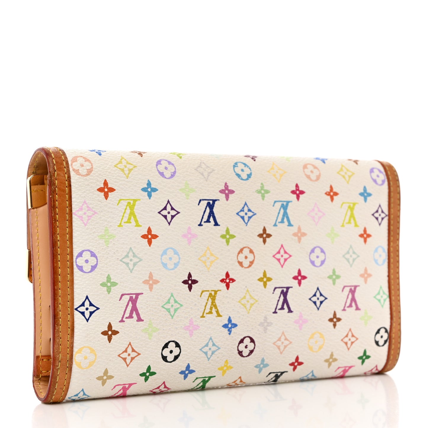 Monogram Multicolor Porte Tresor International Wallet White