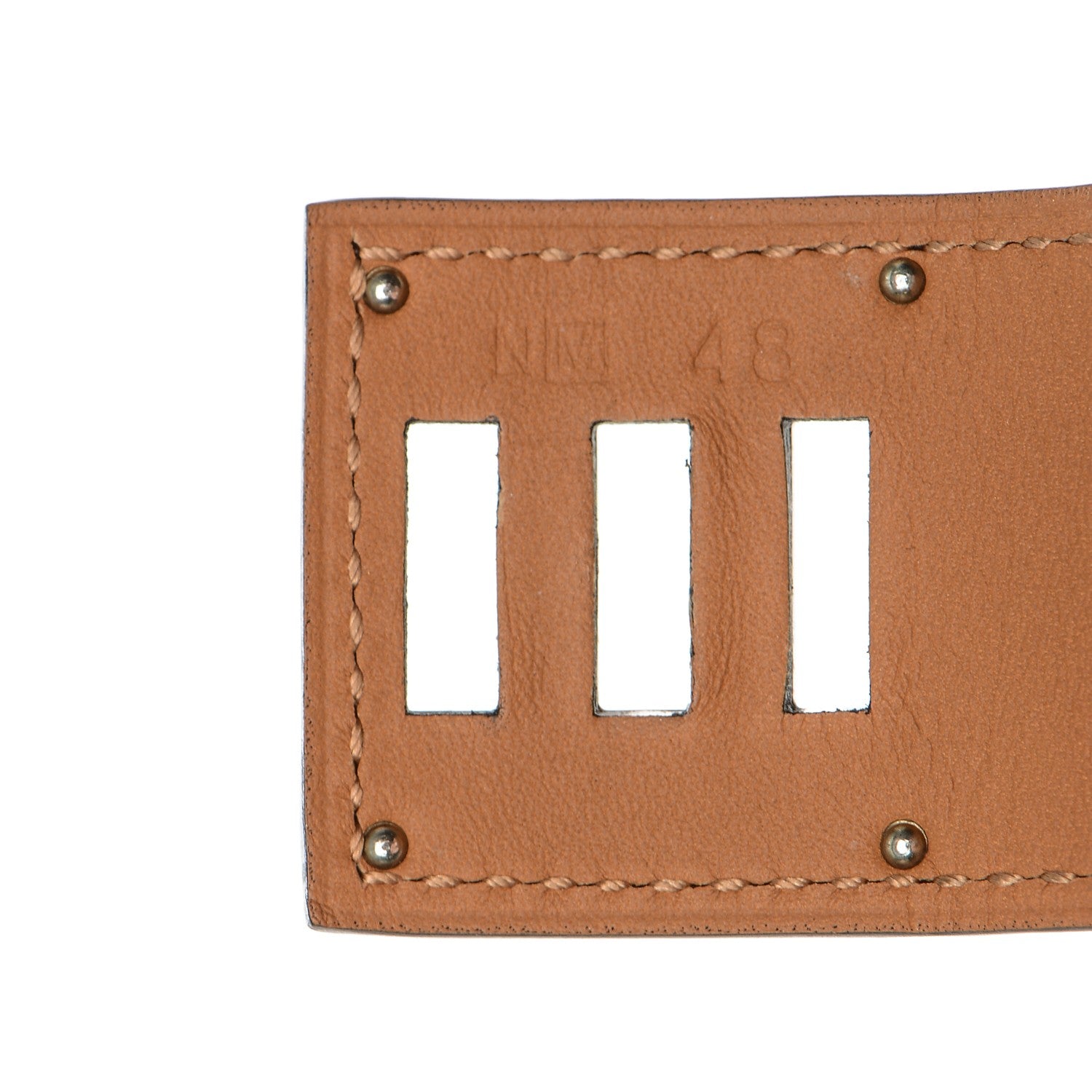 Hermes Shiny Alligator Kelly Dog Cuff Havanne 6 of 6