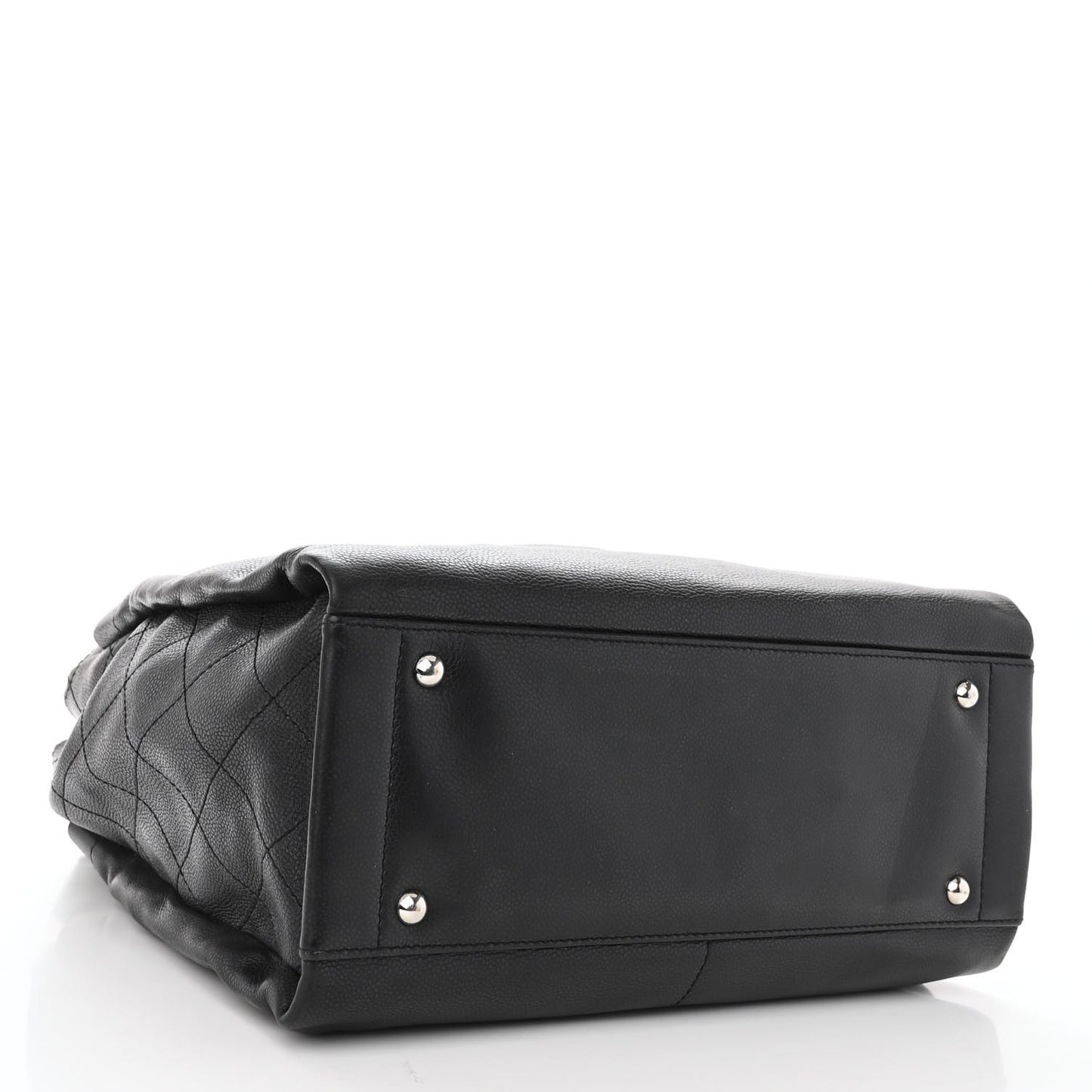 Caviar Executive Cerf Shopper Tote Black