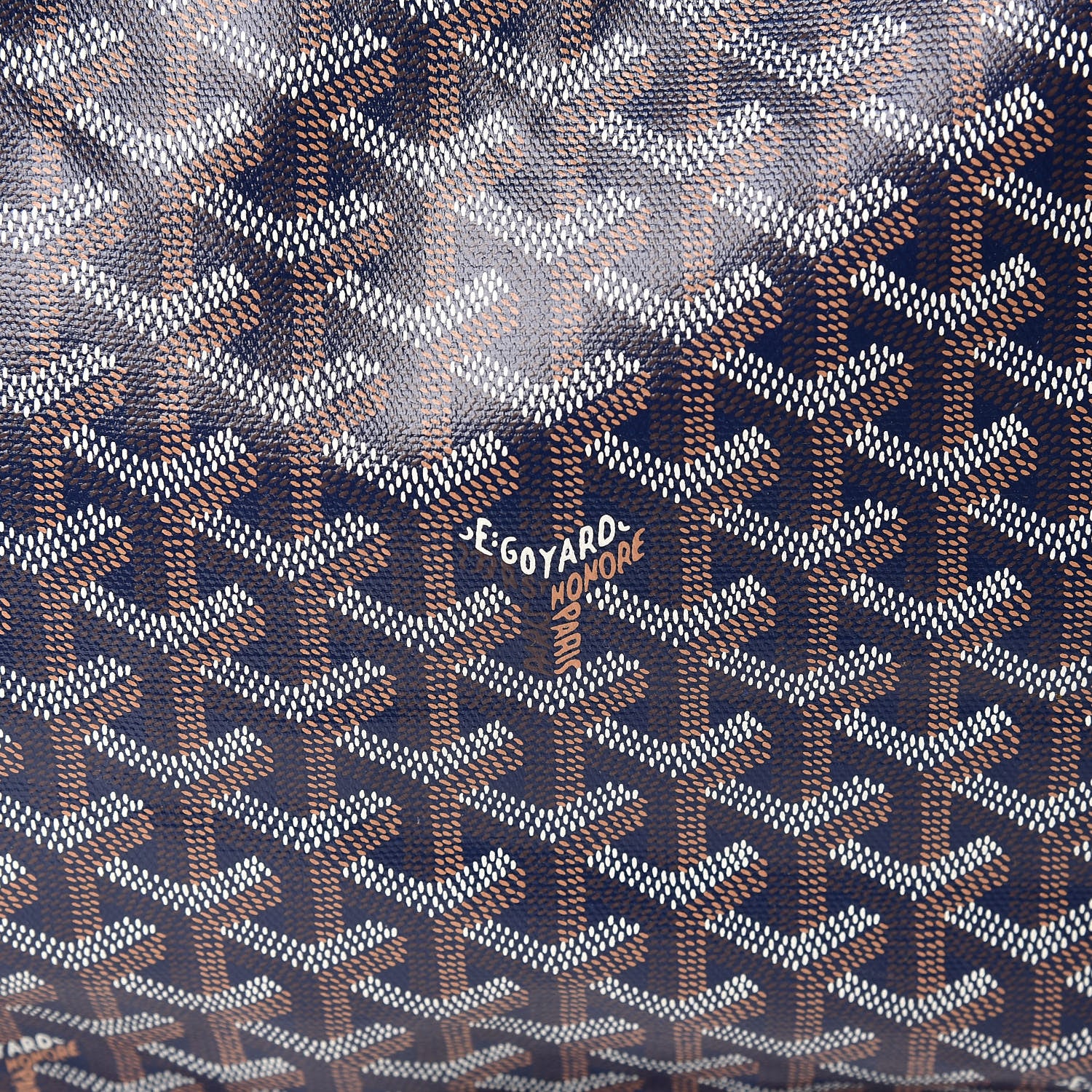 Goyard Goyardine Reversible Anjou GM Navy 14 of 16