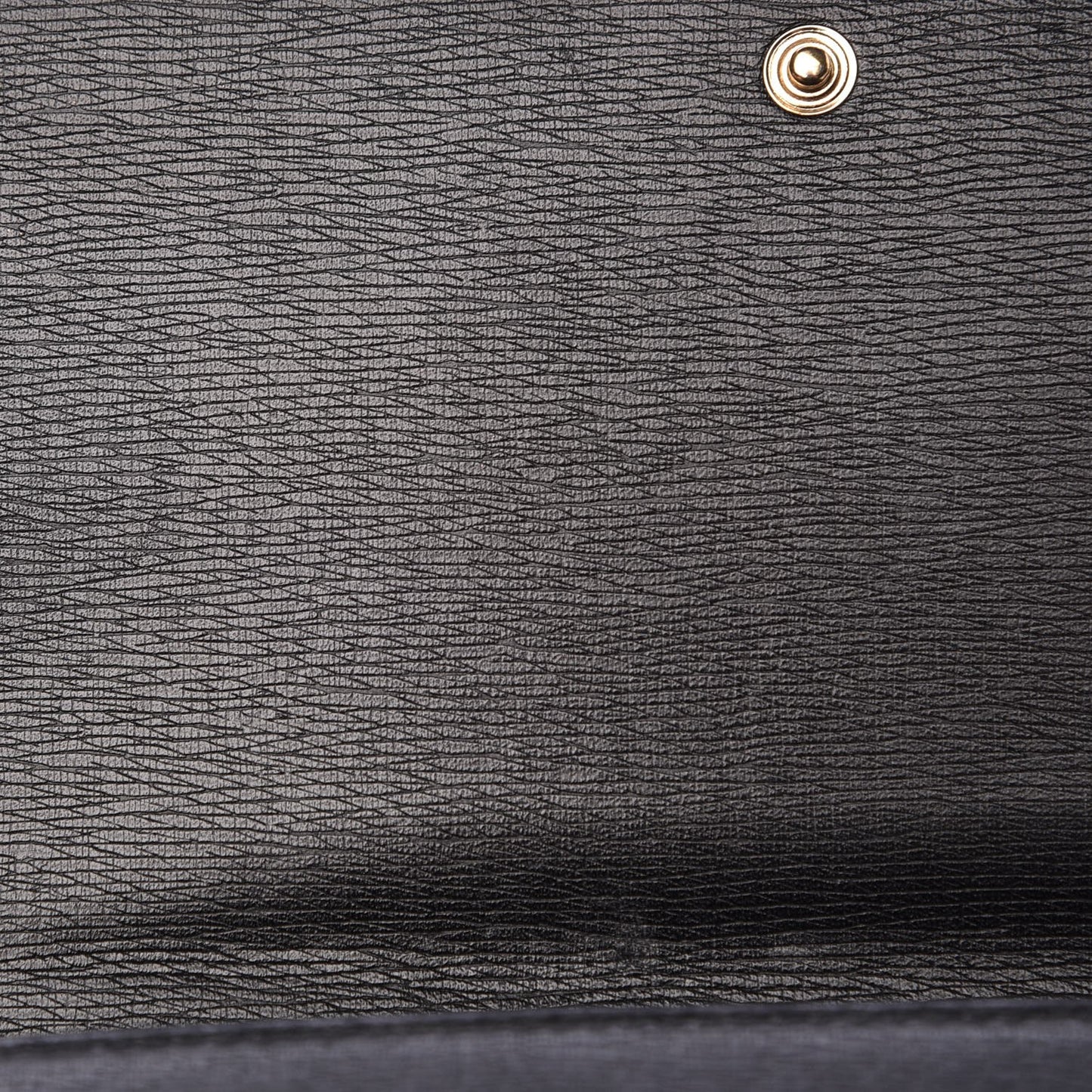 Textured Calfskin Medium Betty Chain Wallet Black