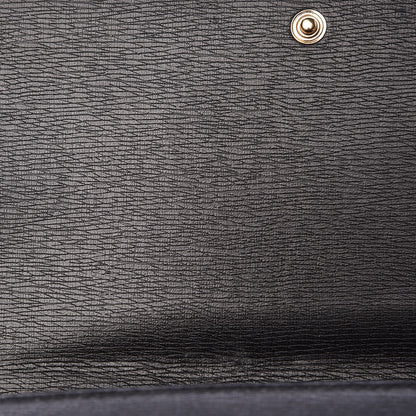 Gucci Textured Calfskin Medium Betty Chain Wallet Black 9 of 14