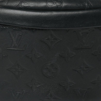 Louis Vuitton Calfskin Monogram Shadow Discovery Bumbag Black 7 of 10