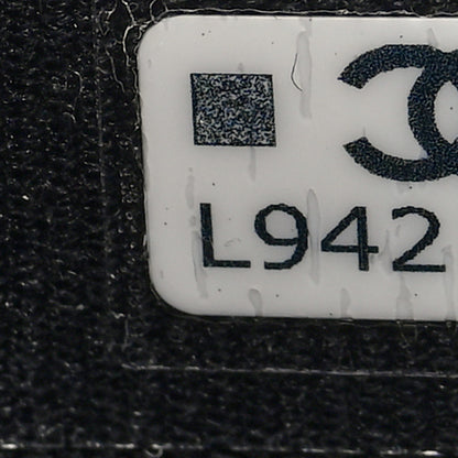 Chanel Suede Shiny Lambskin Quilted Phone Holder With Chain Black Beige 9 of 12