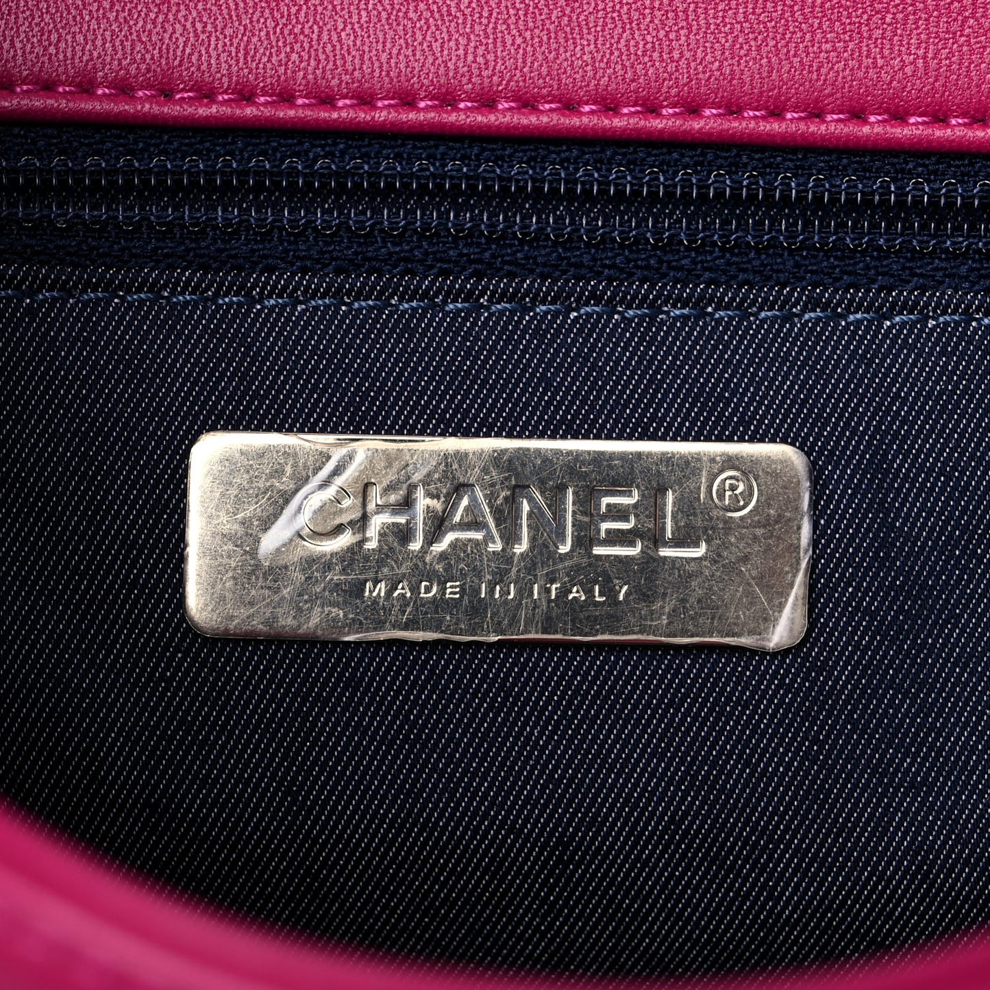 Lambskin CC Mania Flap Bag Pink