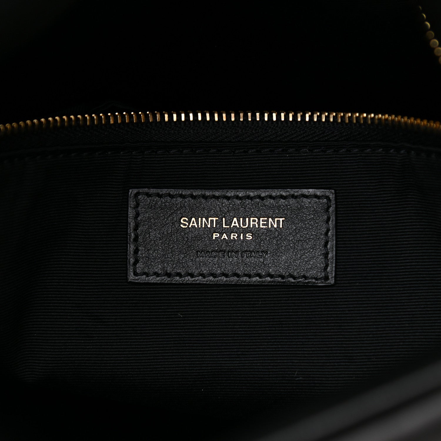Saint Laurent Lambskin Quilted Small Loulou Puffer Monogram Chain Satchel Black 5 of 7
