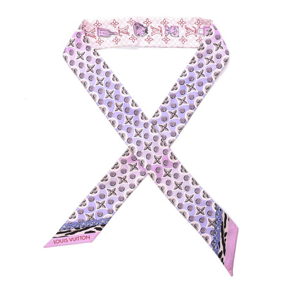 Louis Vuitton Silk Monogram Bubblegram BB Bandeau Blush 2 of 6