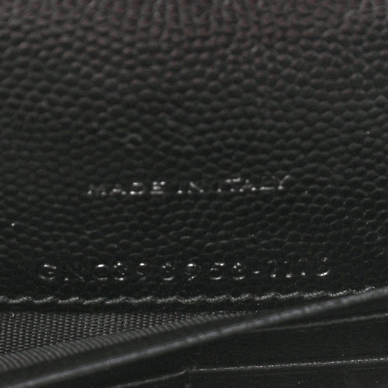 Saint Laurent Grain De Poudre Matelasse Chevron Monogram Envelope Chain Wallet Black 7 of 11