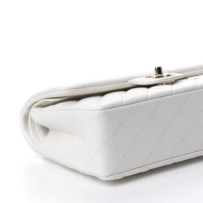 Chanel Caviar Quilted Small Double Flap White 6 of 11