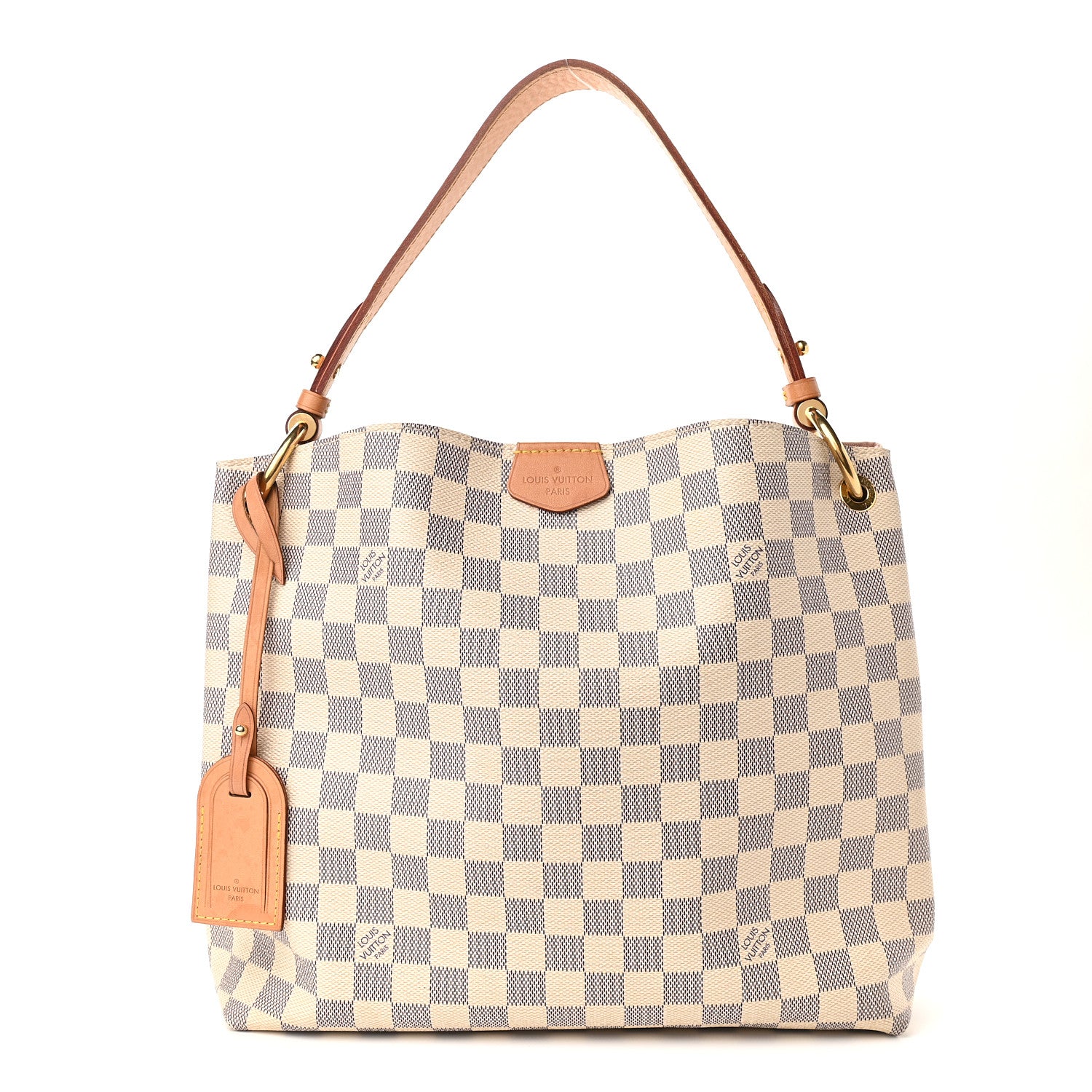 Louis Vuitton Damier Azur Graceful PM Rose Ballerine 1 of 13