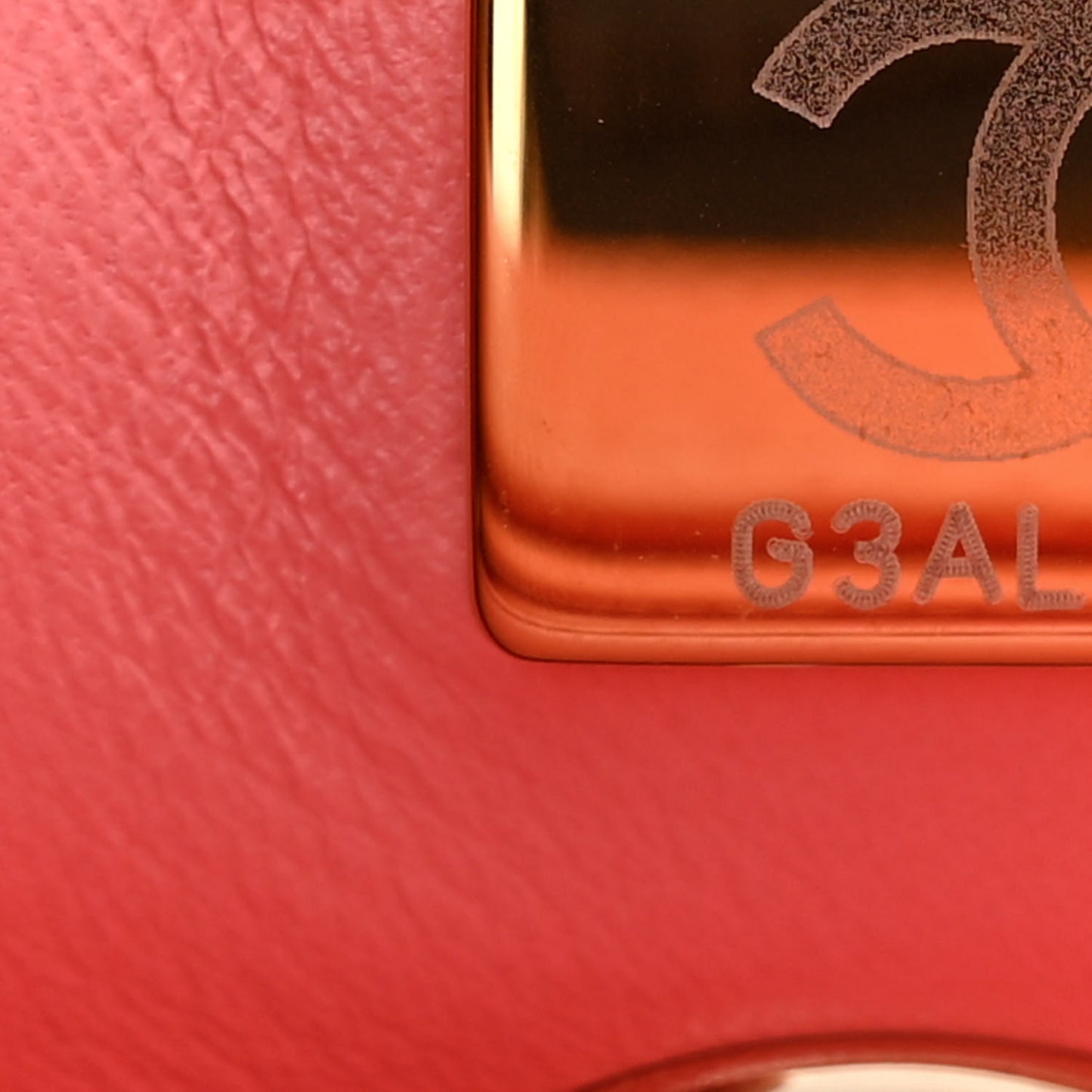 Caviar Quilted Mini Coco Handle Flap Coral