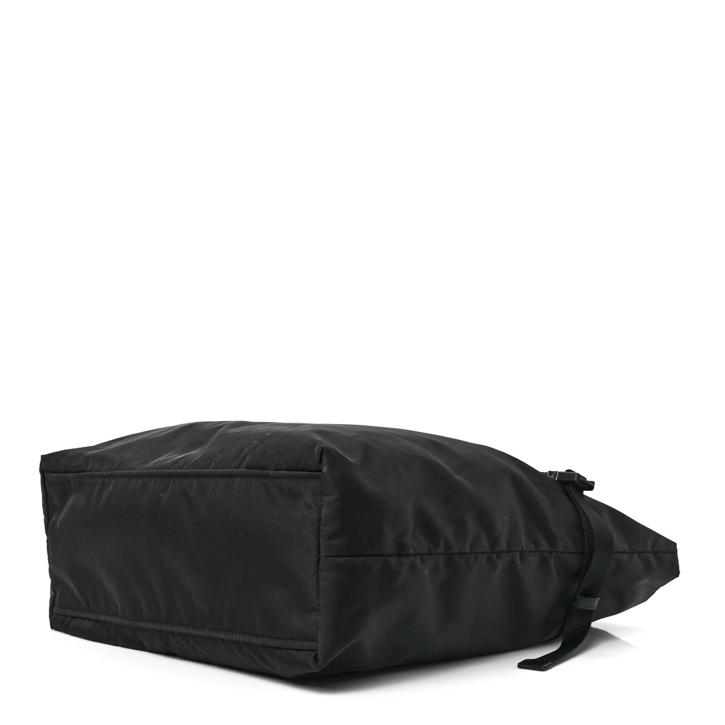 Tessuto Soft Calf Nylon Tote Black