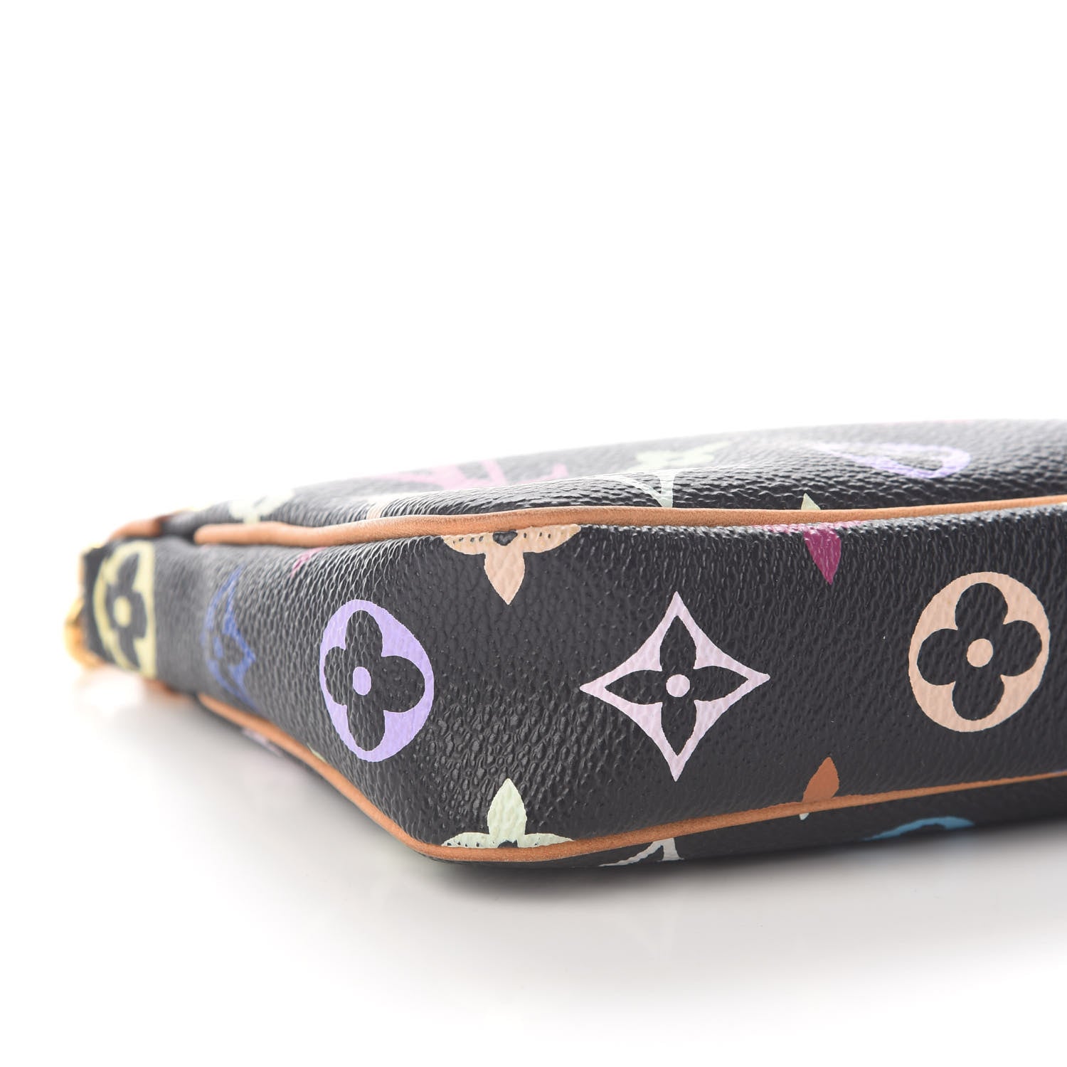 Louis Vuitton Monogram Multicolor Pochette Accessories Black 7 of 8