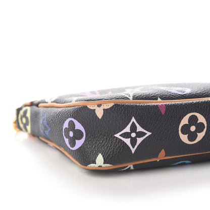 Louis Vuitton Monogram Multicolor Pochette Accessories Black 7 of 8