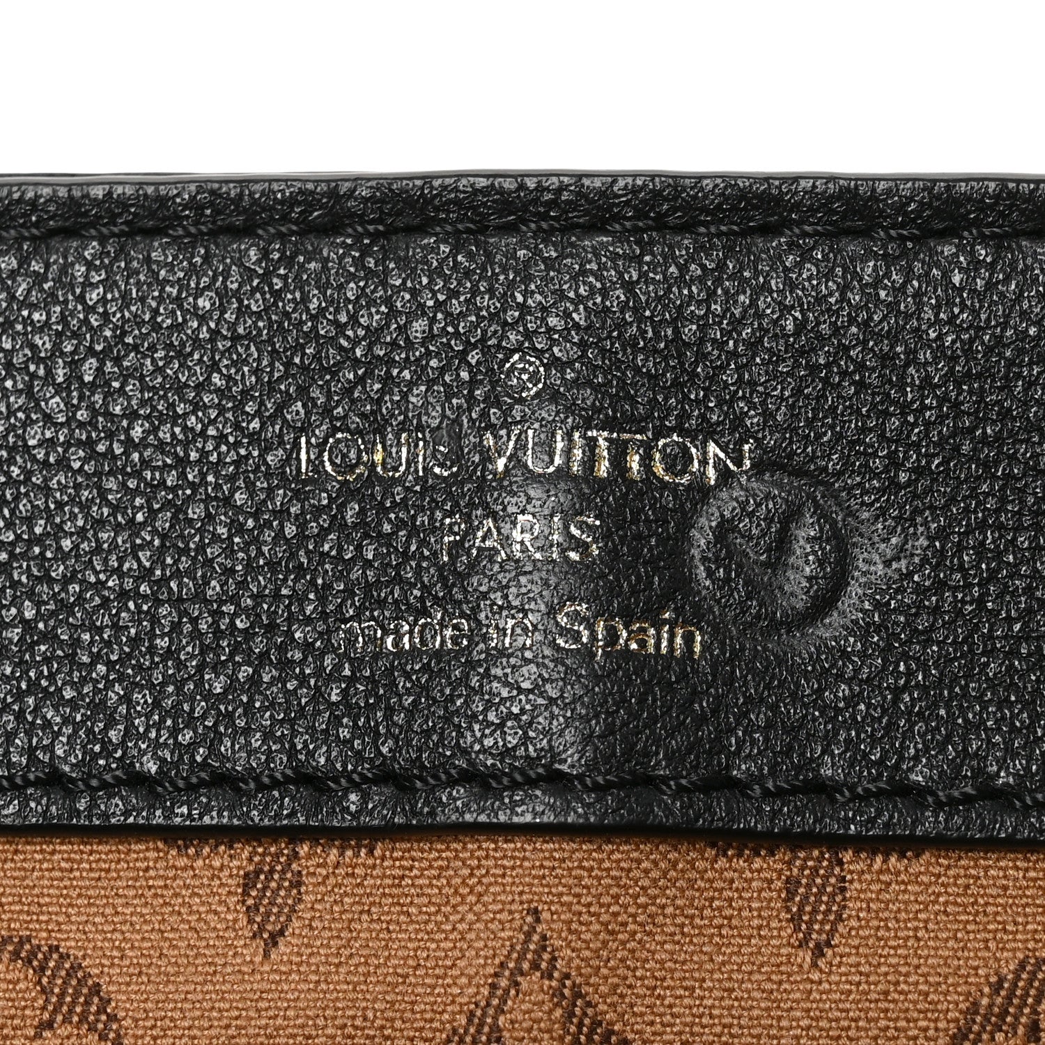 Louis Vuitton Smooth Calfskin Soft Dauphine MM Black 6 of 9