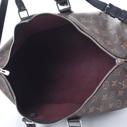 Louis Vuitton Monogram Macassar Keepall Bandouliere 45 5 of 8