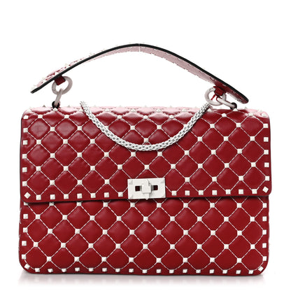 Valentino Garavani Nappa Large Free Rockstud Spike Shoulder Bag Rosso Valentino 1 of 8