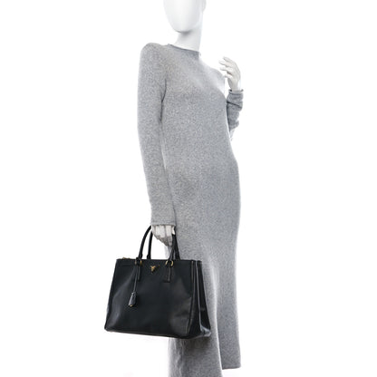 Prada Saffiano Large Galleria Double Zip Tote Black 2 of 14
