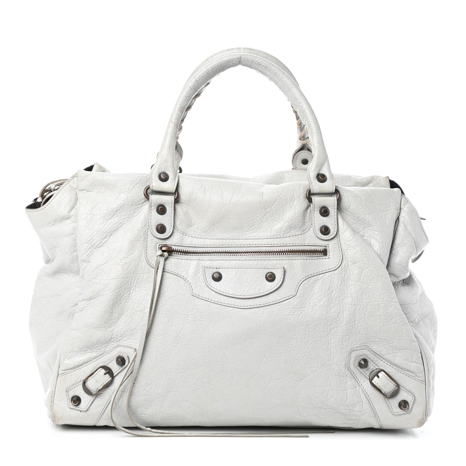 Balenciaga Agneau Classic Hardware Step Gris Glace 1 of 9