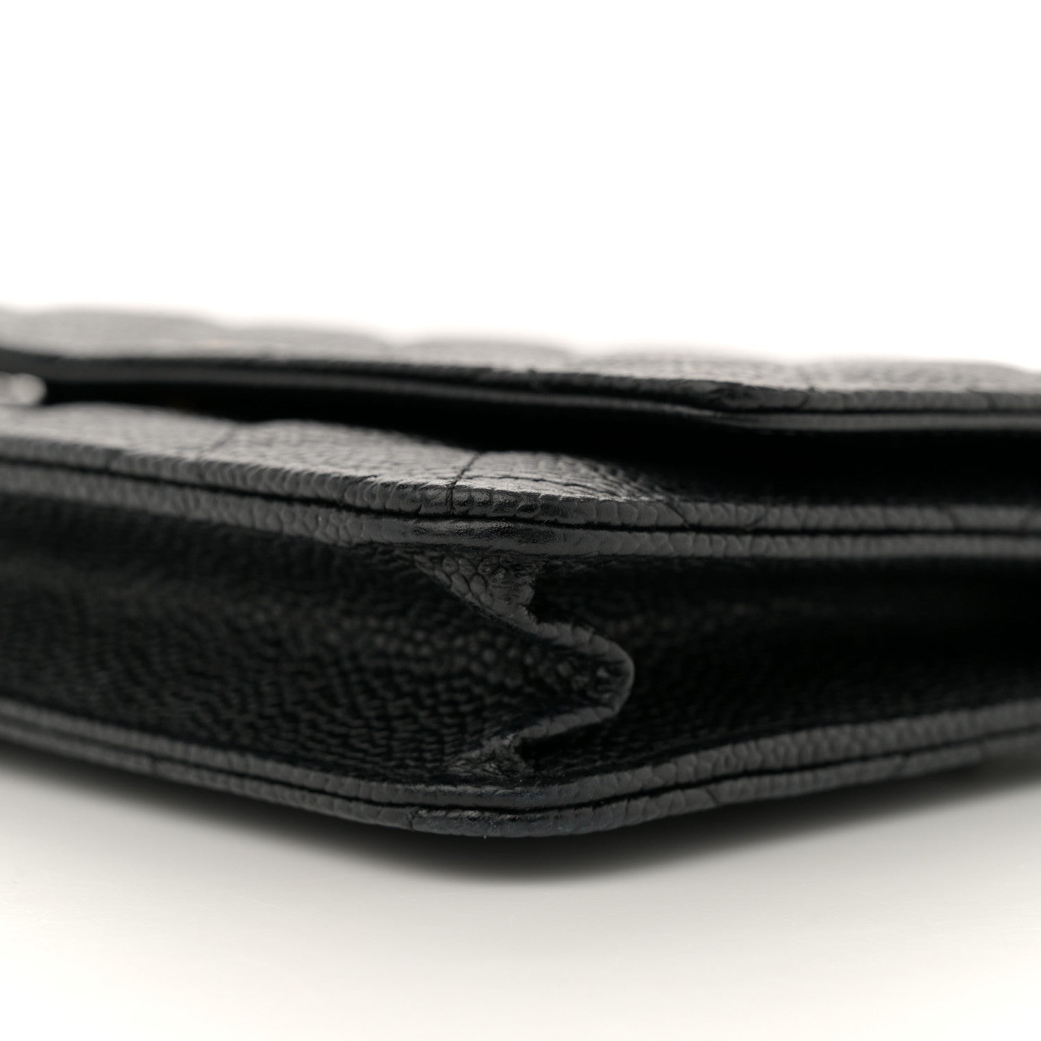 Chanel Caviar Quilted Wallet On Chain WOC Black 10 of 11