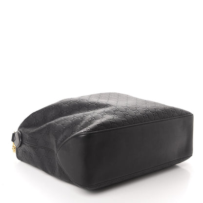 Gucci Guccissima Signature Large Linea A Hobo Black 4 of 10