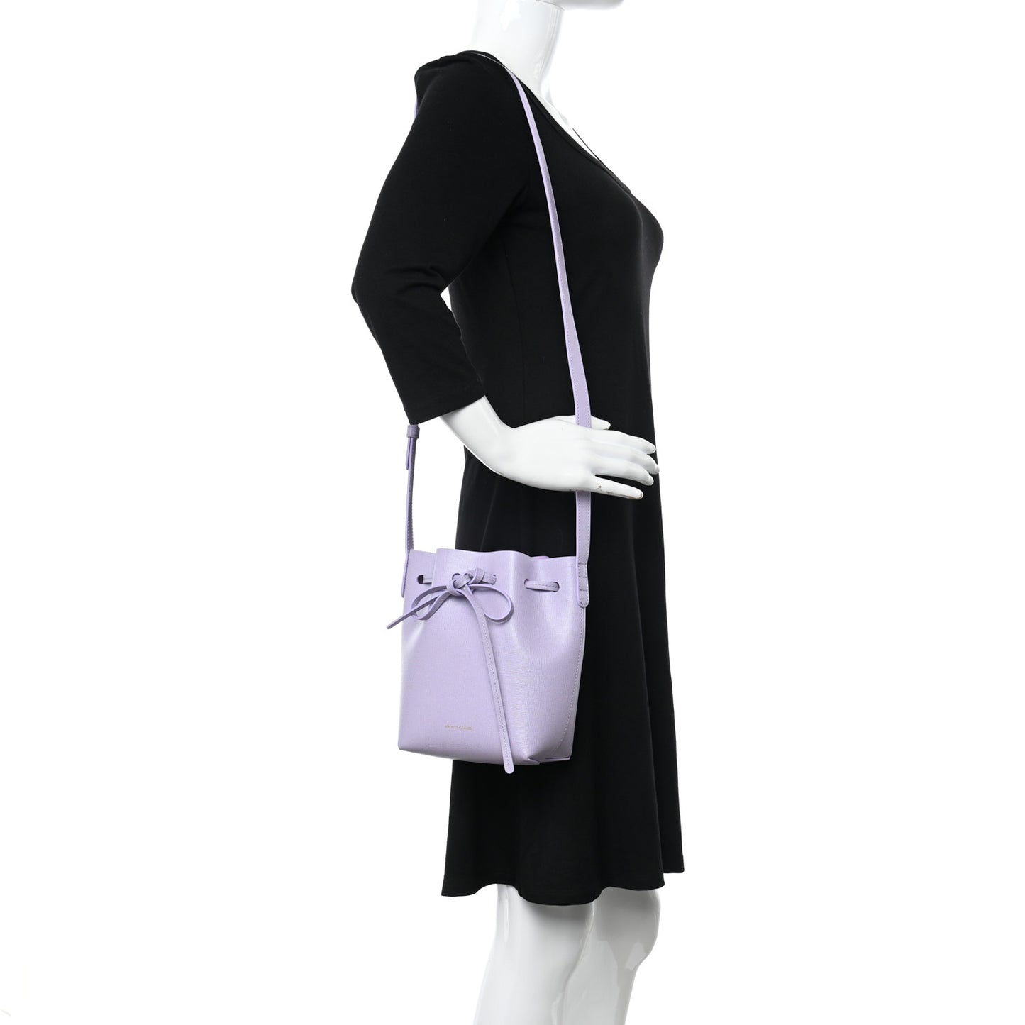 Saffiano Mini Bucket Bag Lavender