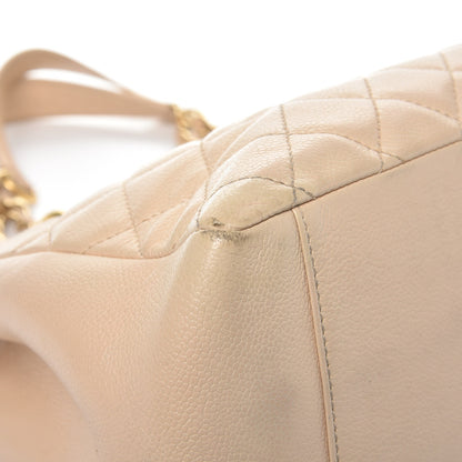 Chanel Caviar Quilted Grand Shopping Tote GST Beige 16 of 19