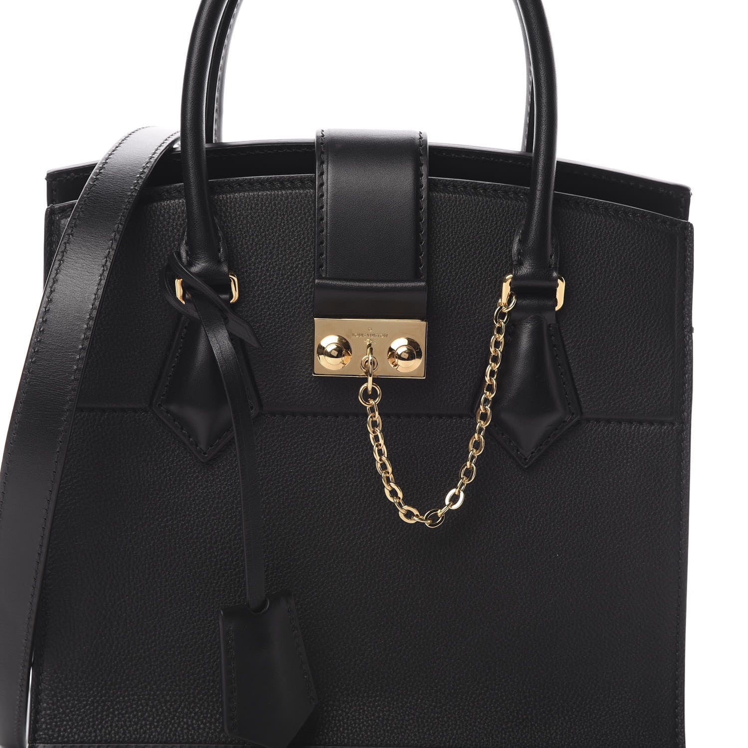 Louis Vuitton Taurillon Cour Marly PM Black 9 of 12