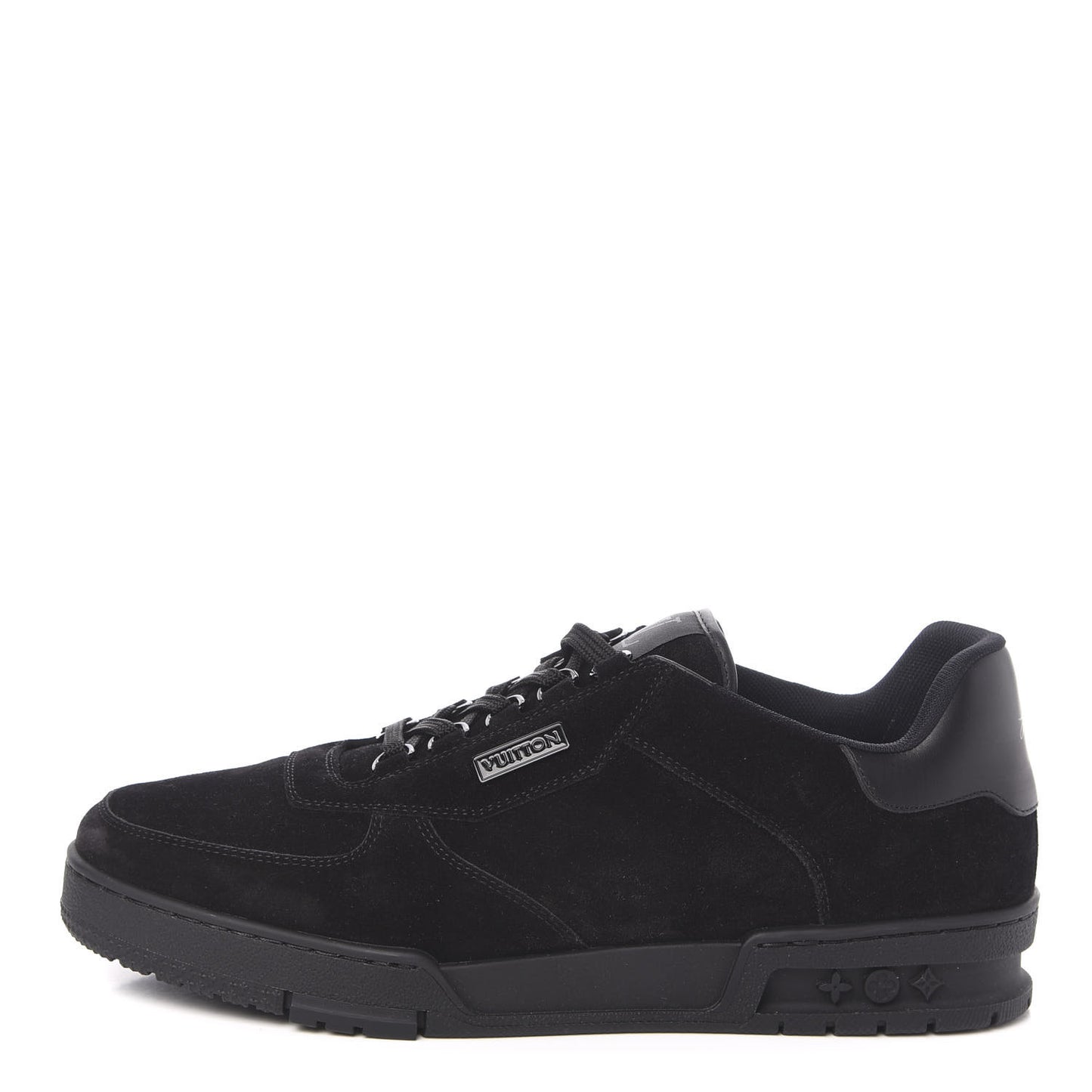 Suede Uniform Sneakers 9.5 Black