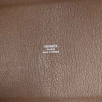 Hermes Chevre Eclat Picotin 18 PM Etoupe Rose Shocking 5 of 13