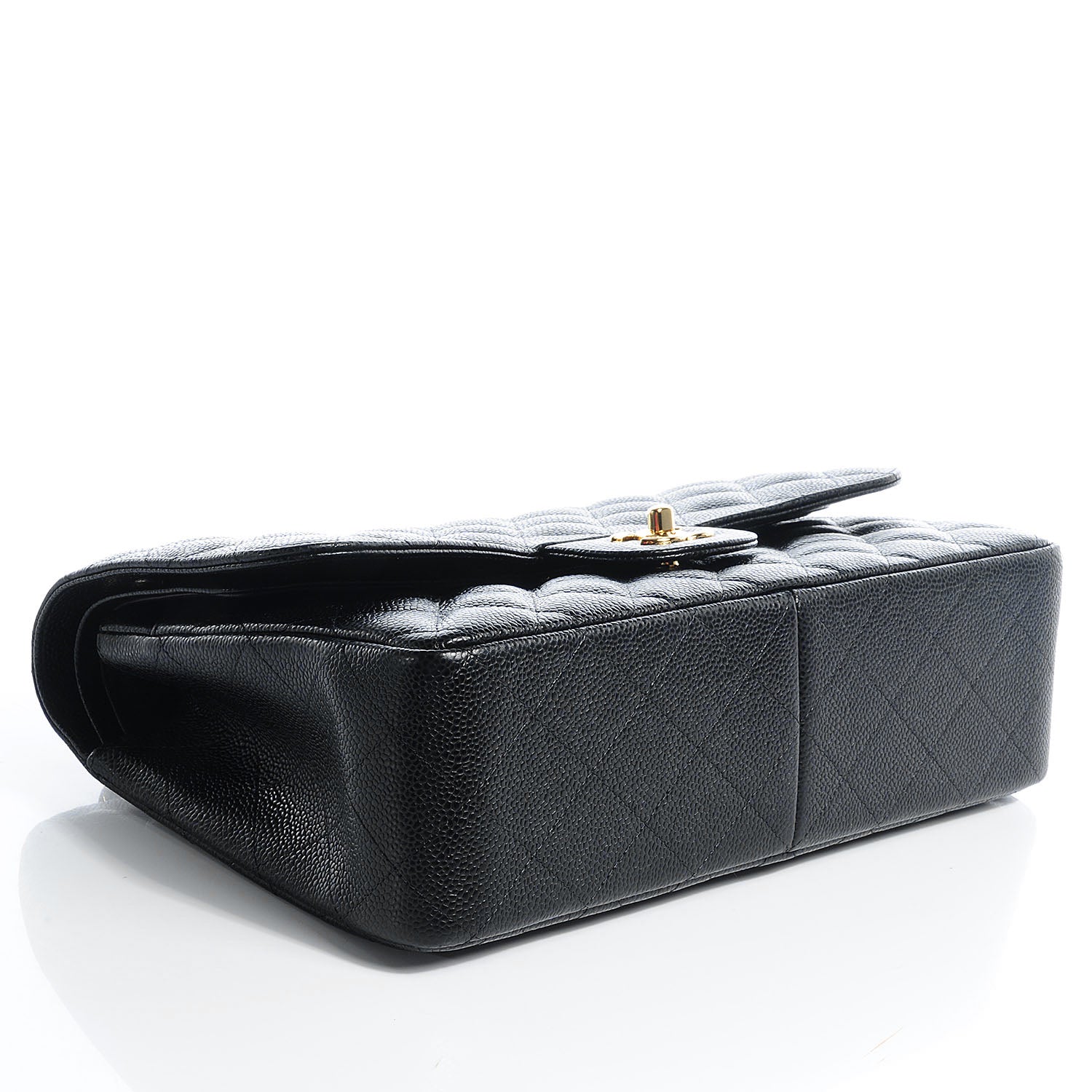 Chanel Caviar Quilted Jumbo Double Flap Black 4 of 9