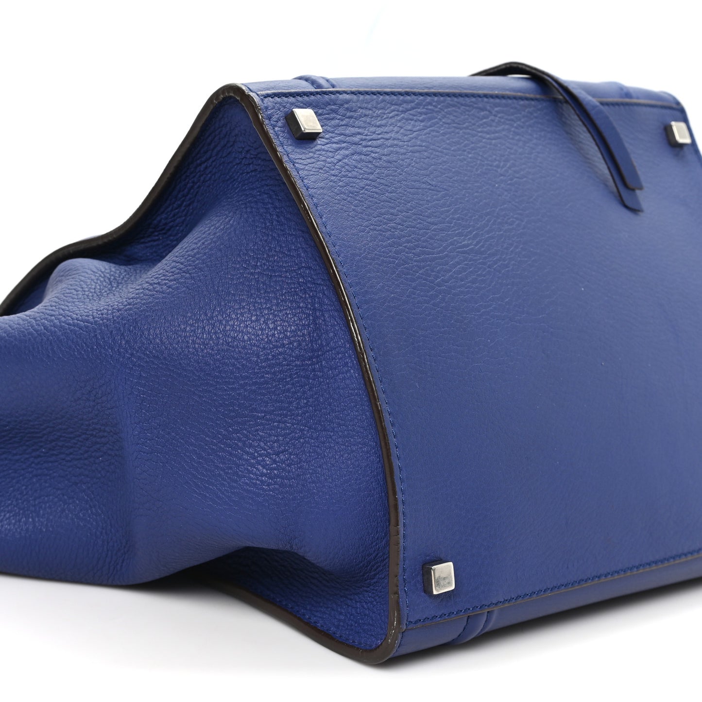 Grained Calfskin Medium Phantom Luggage Indigo