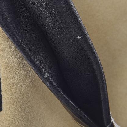 Celine Suede Lambskin Small Ribbon Shoulder Bag Dune Black 10 of 10